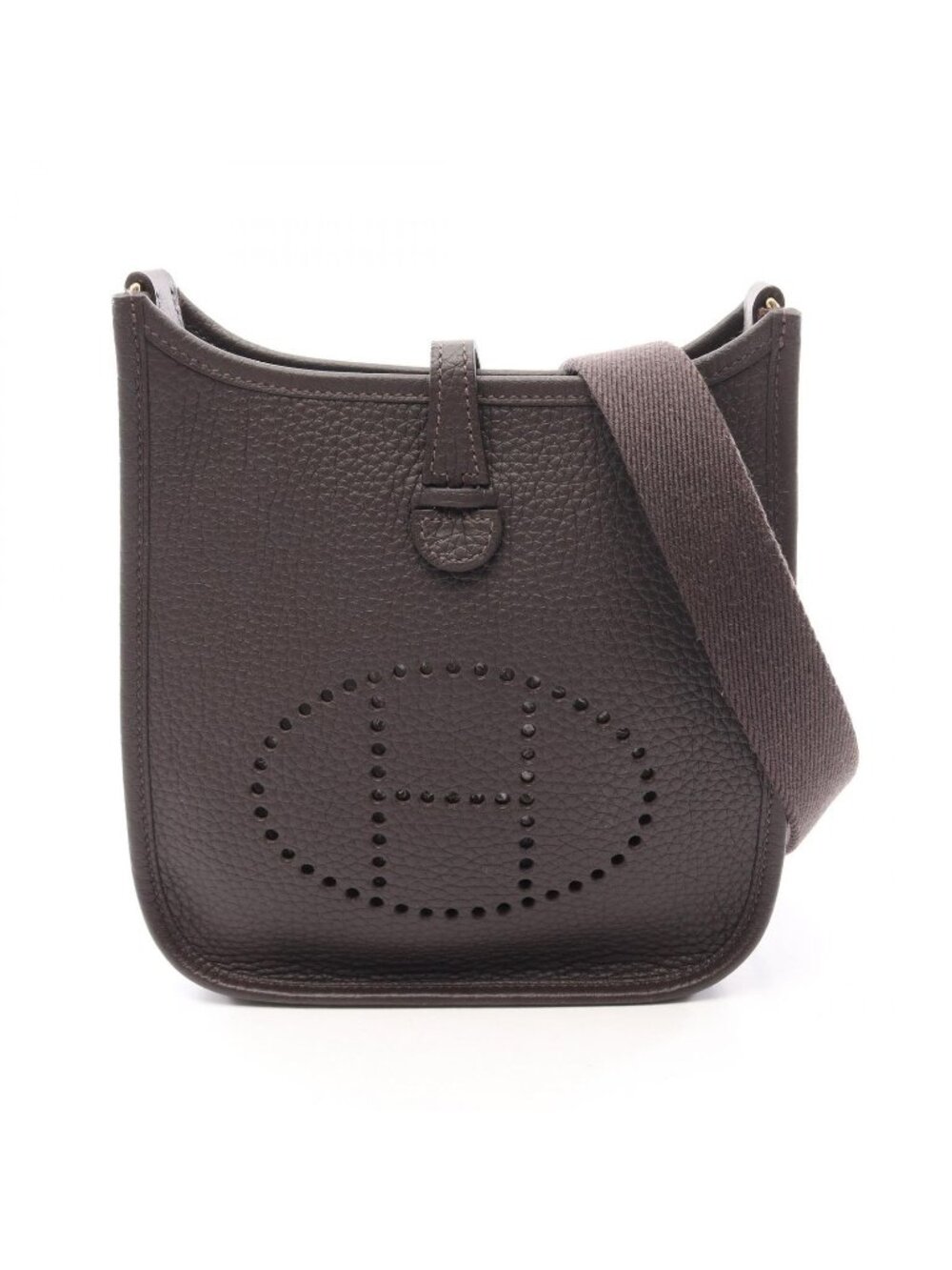 Hermes Shoulder Bag Evelyne Amazone TPM Beblanc Leather